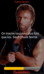 Chuk Norris fact: On trouve toujours plus fort que soit, sauf Chuck Norris.
